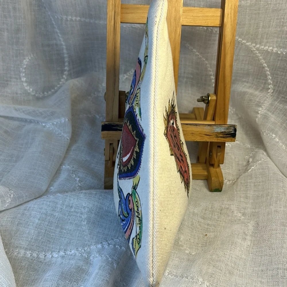 NWOT Brighton padded canvas pouch